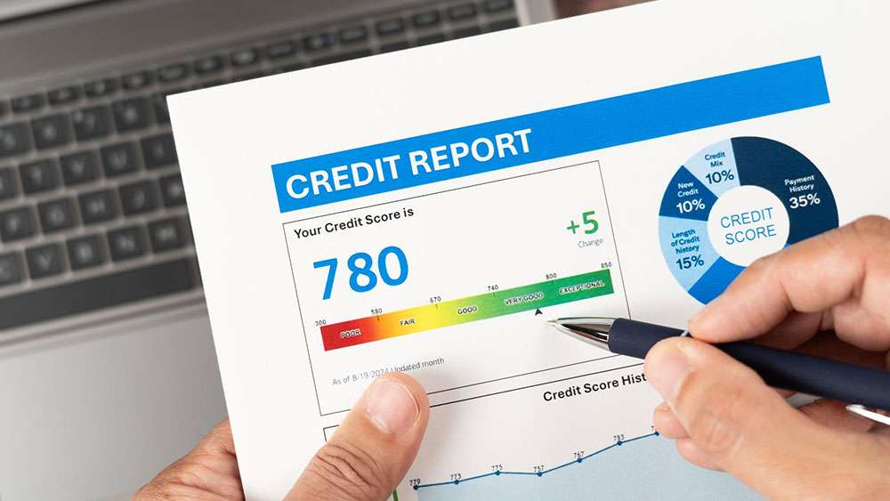 Reviewing a personalized credit report prior to applying for a mortgage